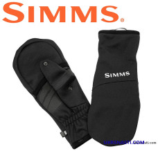 Перчатки-варежки Simms Freestone Foldover Mitt Black размер XL